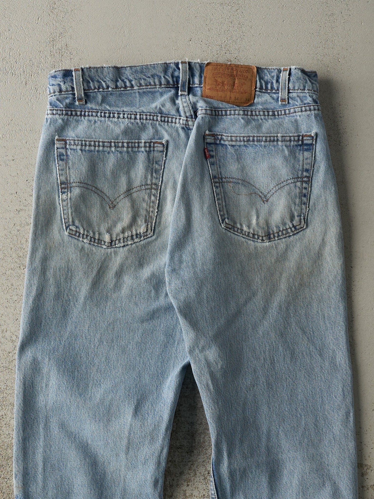 Vintage 80s Light Wash Levi's 505 Jeans (33x33.5)