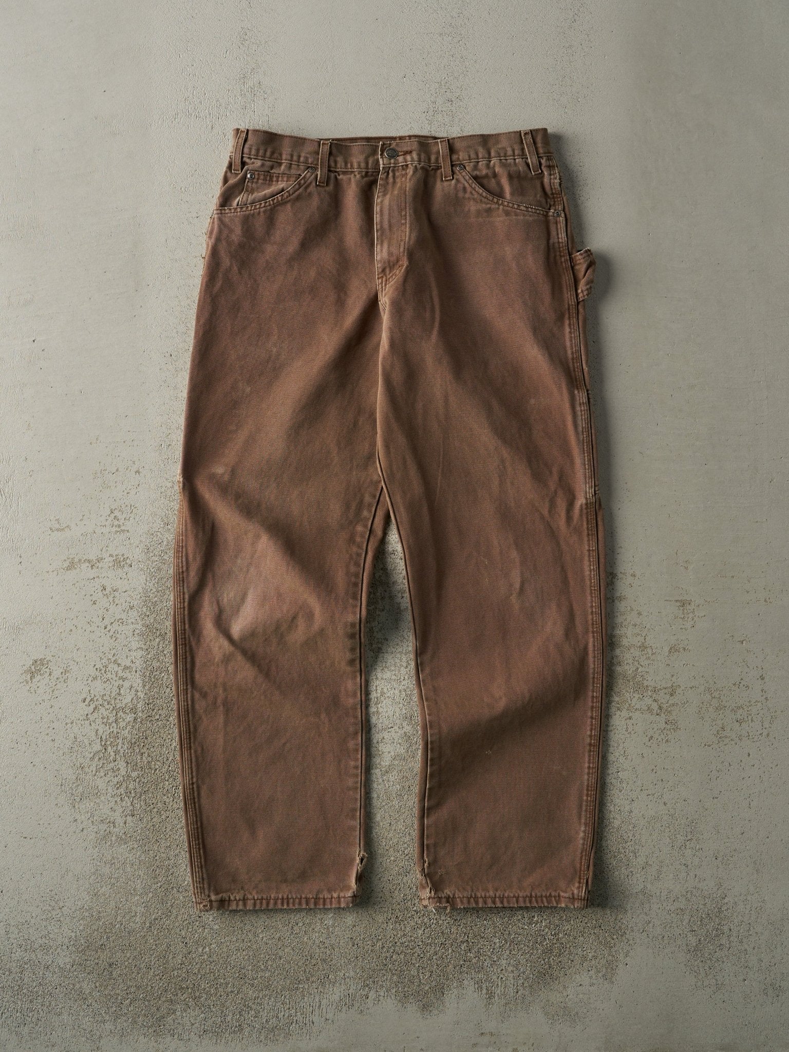 Vintage 90s Brown Dickies Carpenter Pants (33.5x31)
