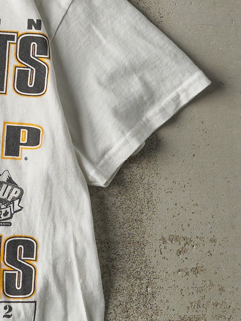Vintage 99' White Hamilton Tiger-Cats Grey Cup Champions Tee (XS)