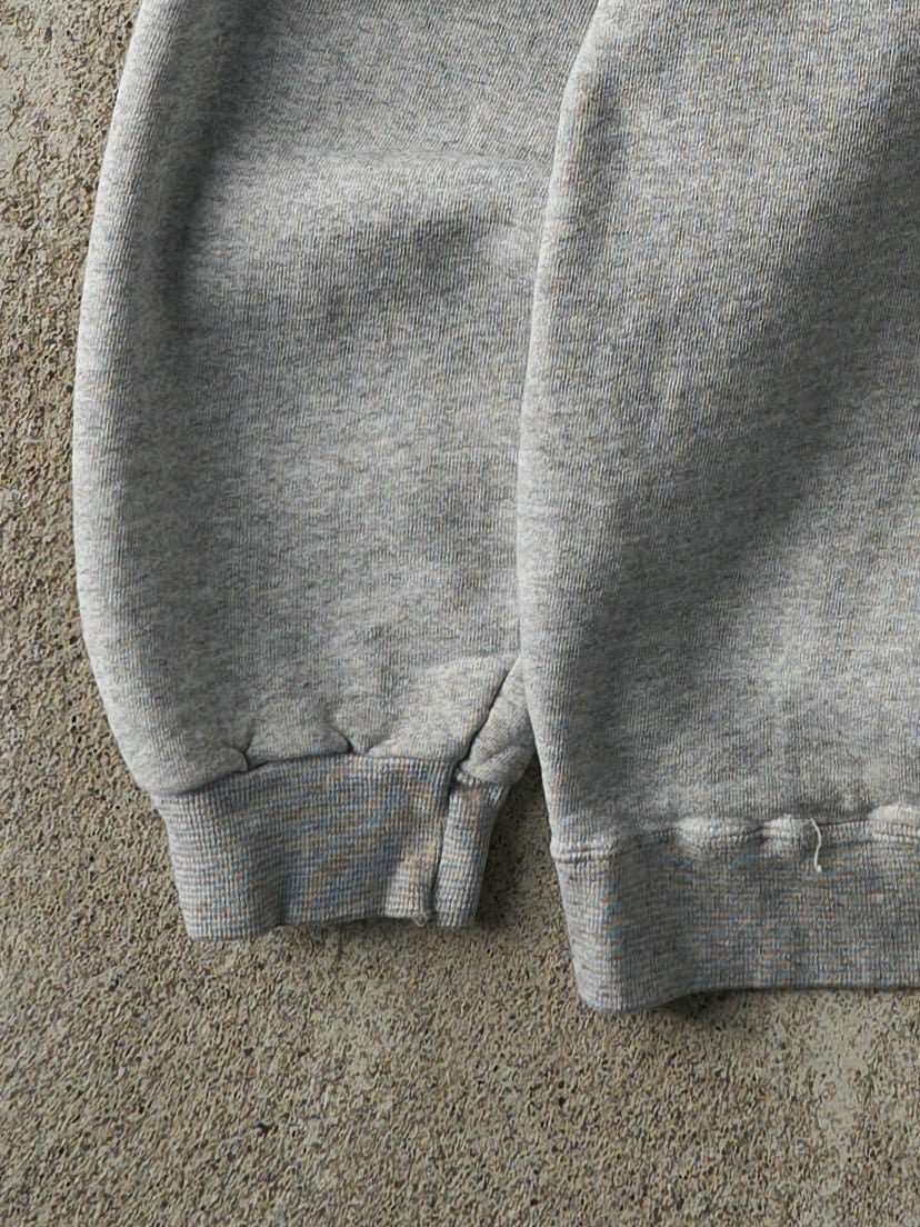 Vintage 90s Grey Embroidered Jackson Hole Quarter Zip (L)