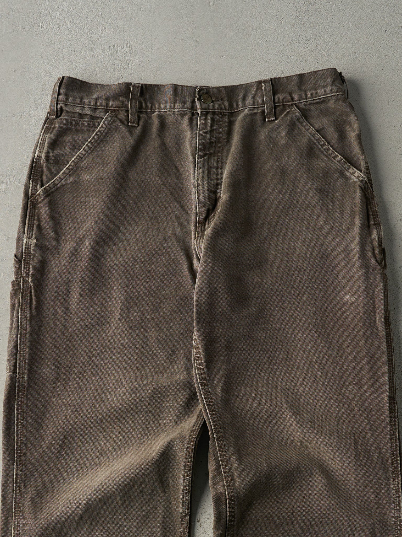 Vintage Y2K Brown Carhartt Carpenter Pants (33x30.5)