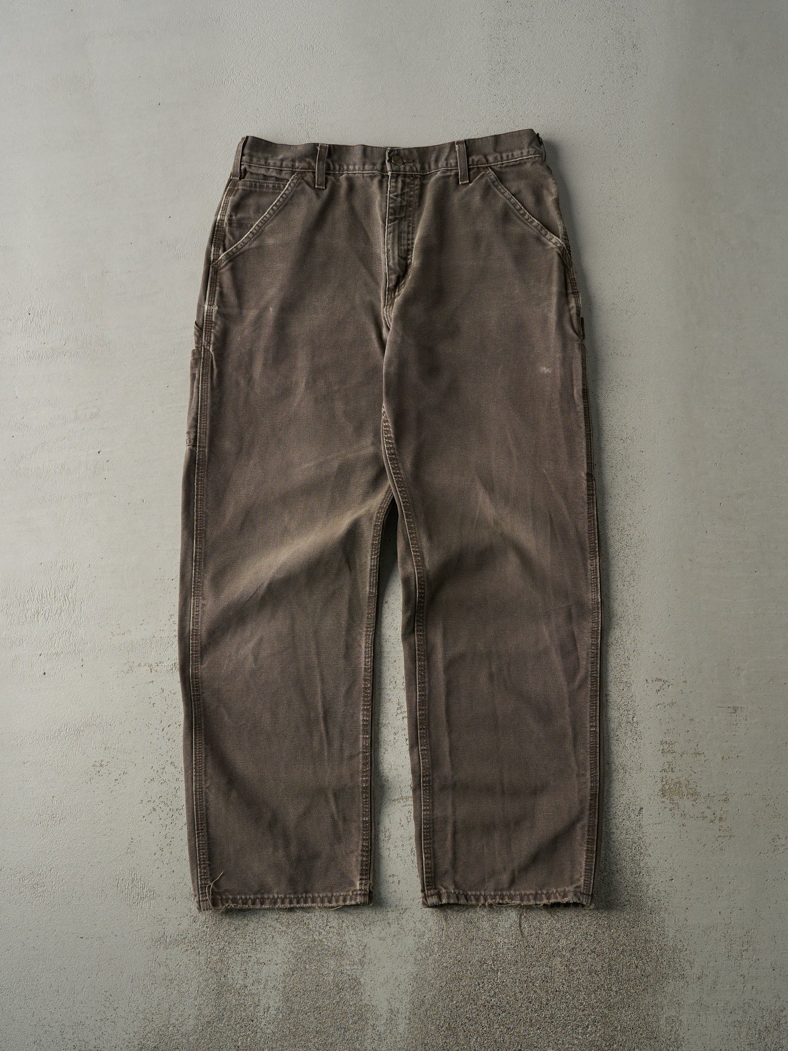 Vintage Y2K Brown Carhartt Carpenter Pants (33x30.5)