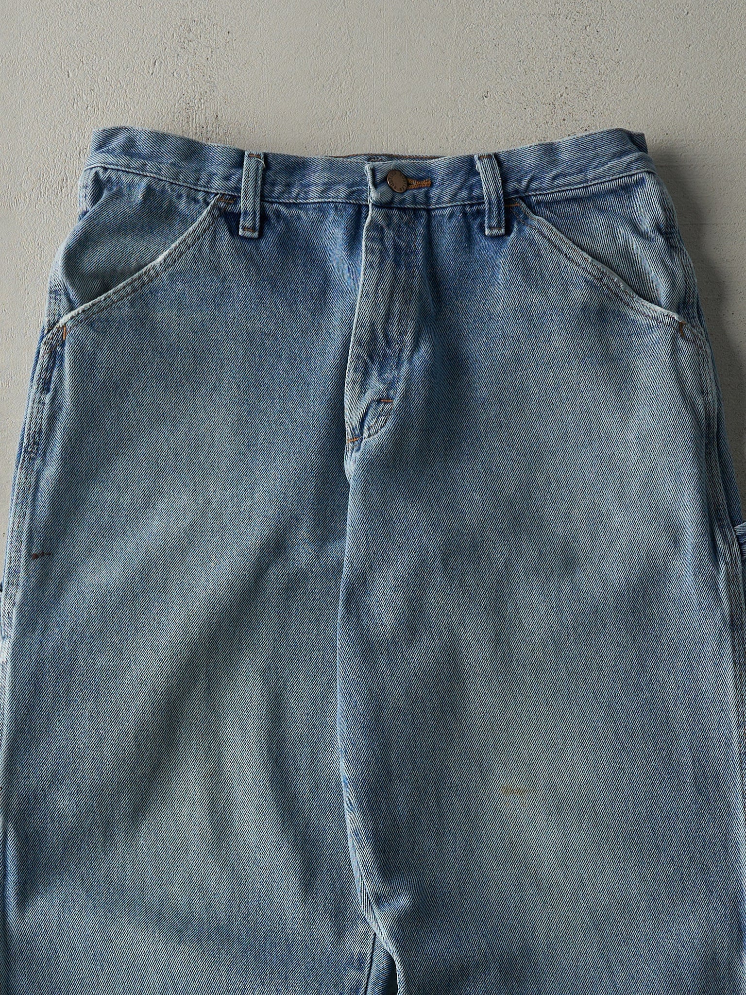 Vintage Y2K Light Wash Rustler Carpenter Jeans (32x31.5)