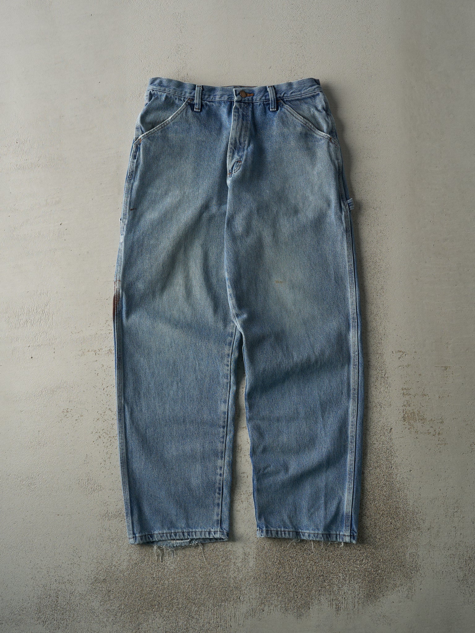 Vintage Y2K Light Wash Rustler Carpenter Jeans (32x31.5)