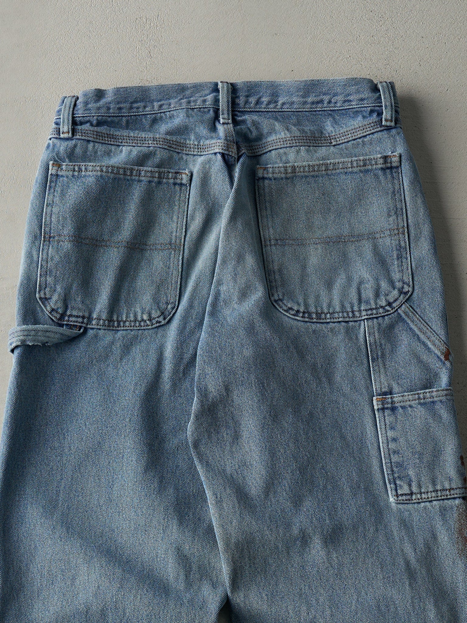 Vintage Y2K Light Wash Rustler Carpenter Jeans (32x31.5)