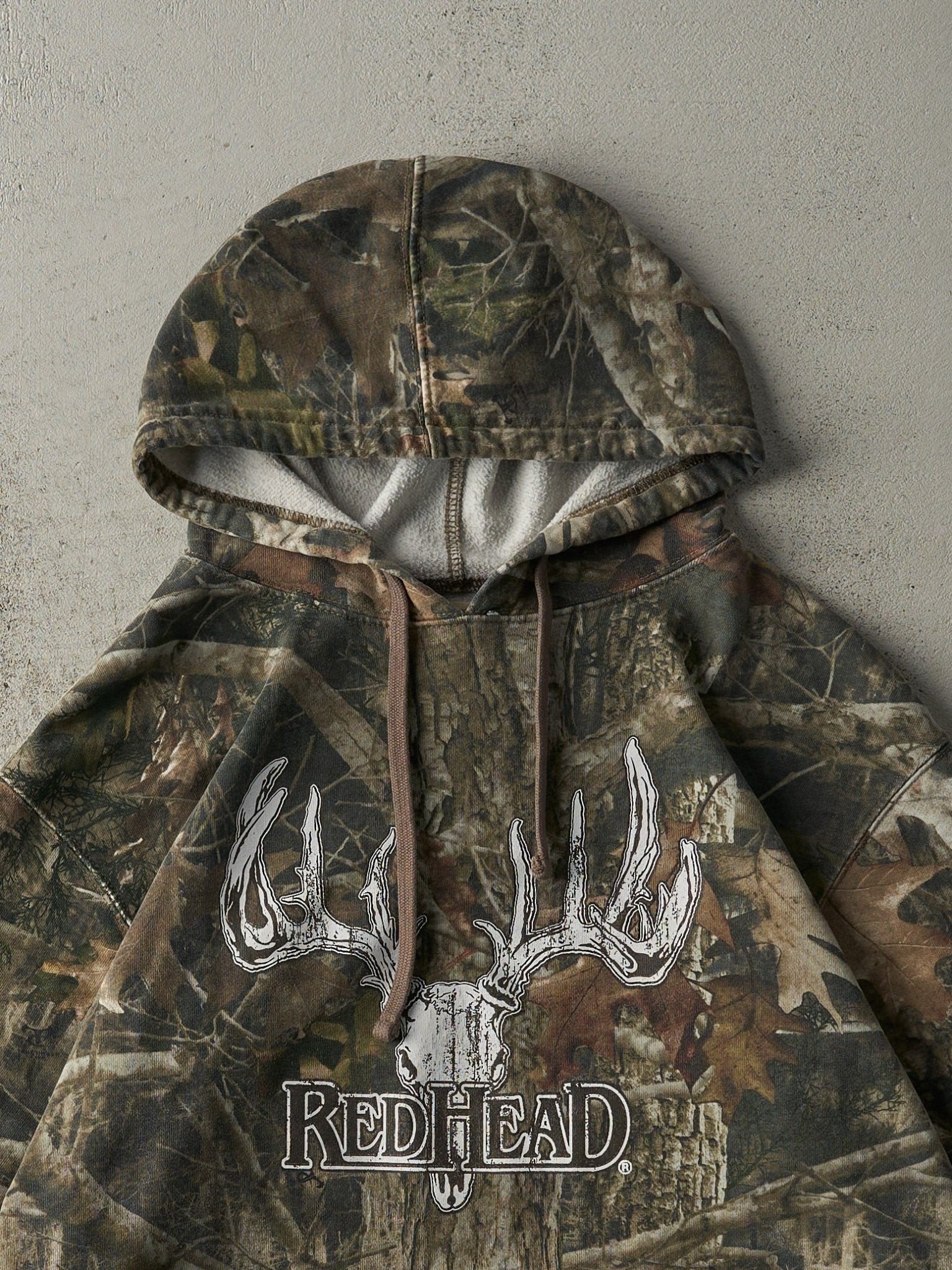 Vintage Y2K RedHead Camo Hoodie (M)