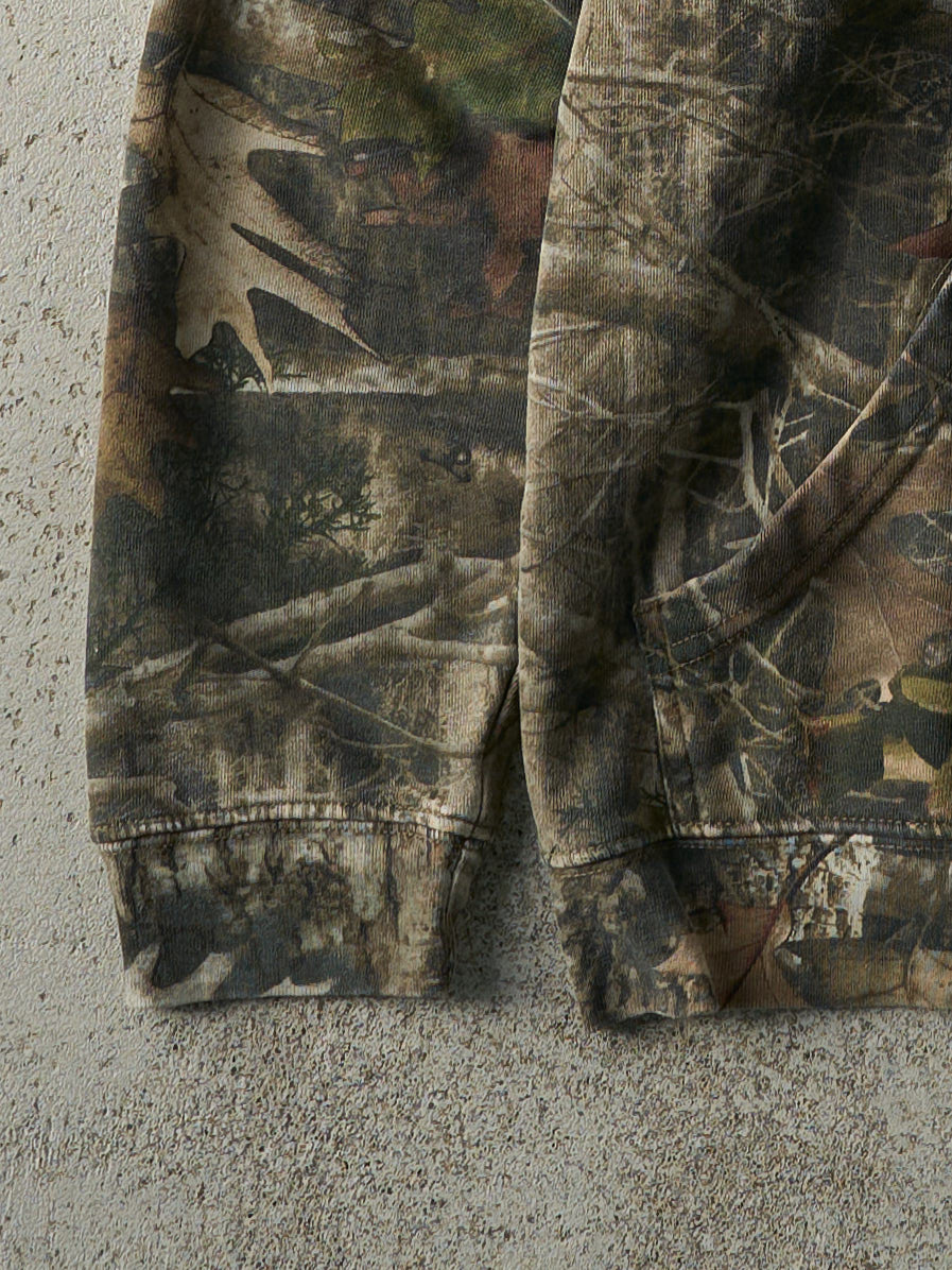 Vintage Y2K RedHead Camo Hoodie (M)