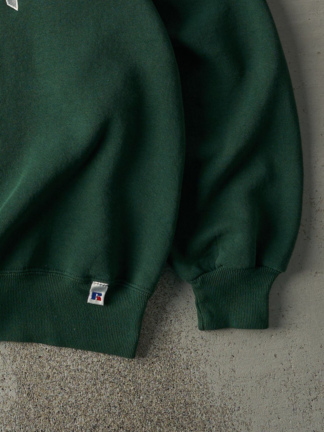 Vintage 90s Green Michigan State Russell Athletic Crewneck (XL)