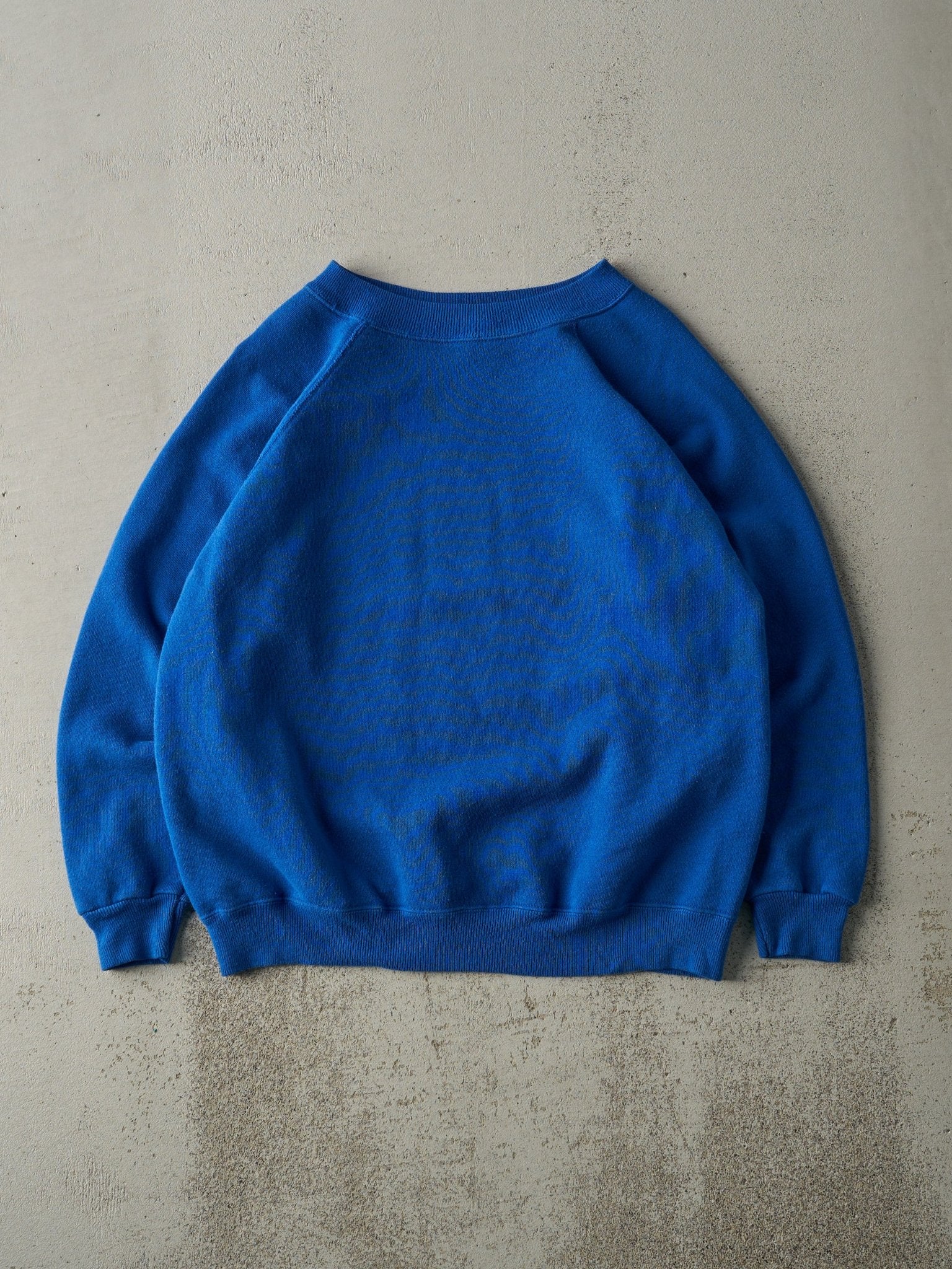 Vintage 80s Blue Blank Crewneck (M)