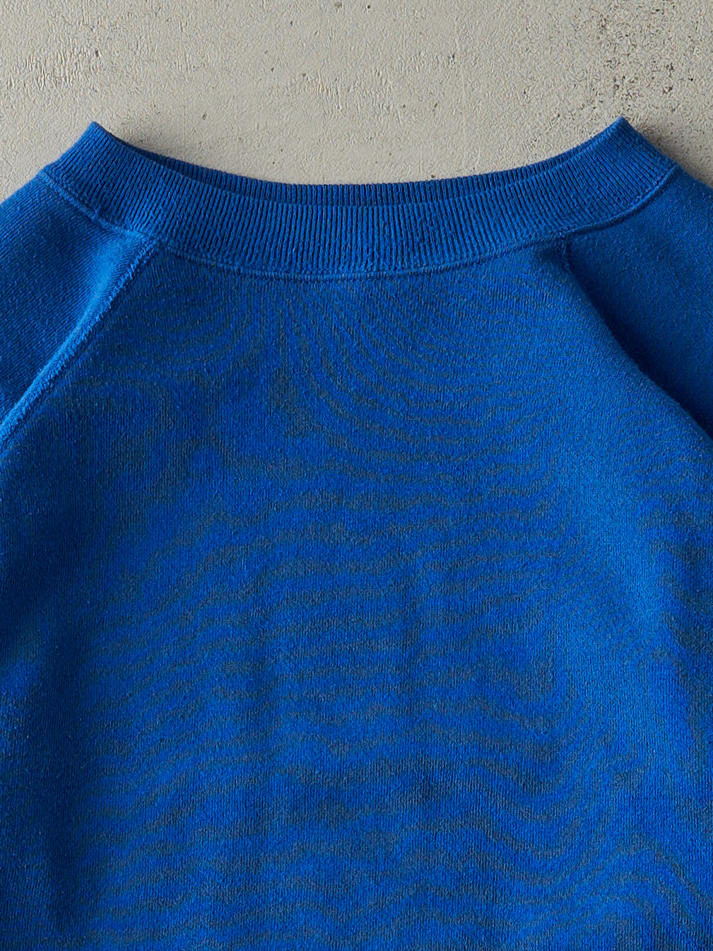 Vintage 80s Blue Blank Crewneck (M)