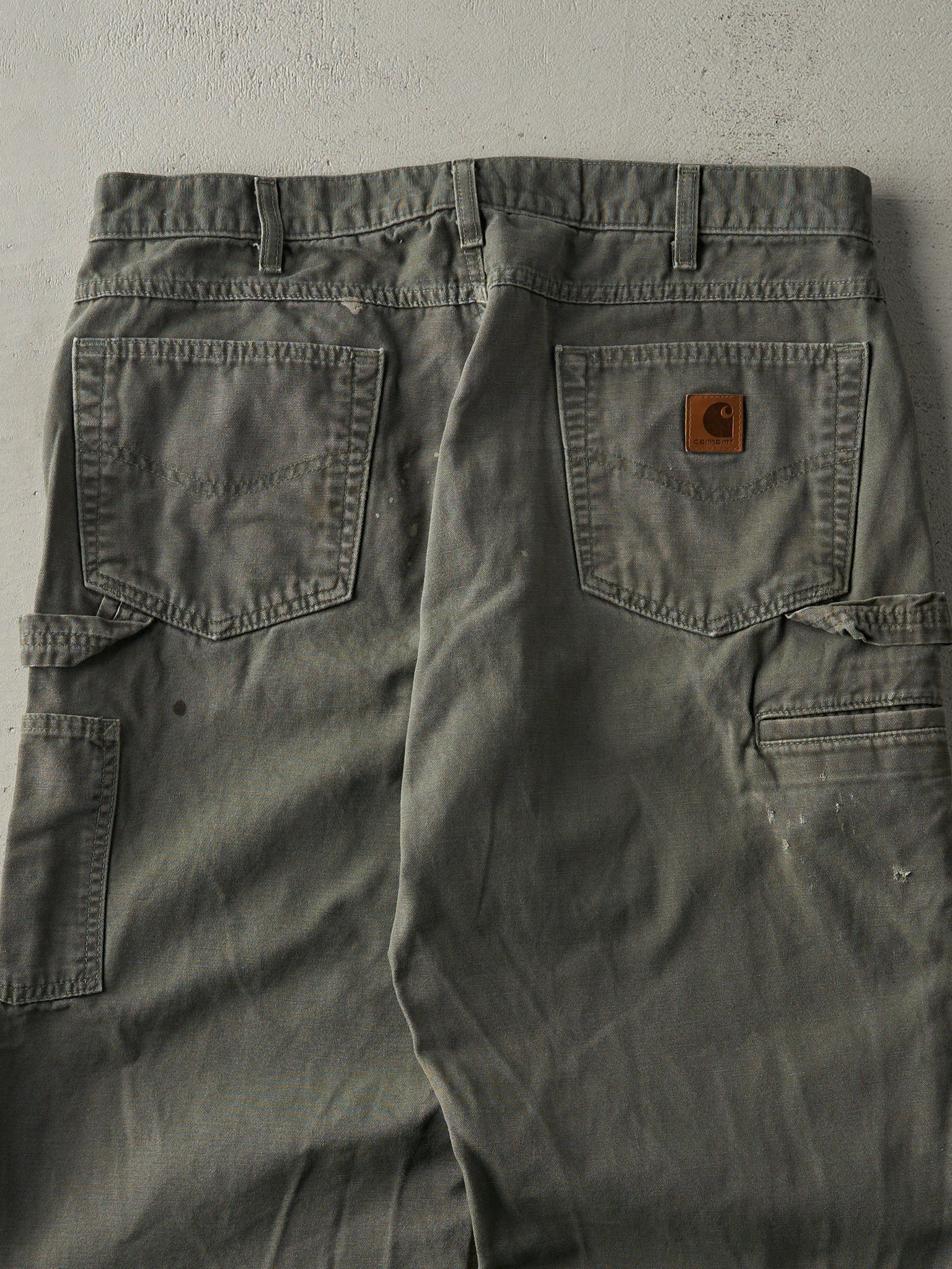 Vintage 90s Green Carhartt Carpenter Pants (34x30)