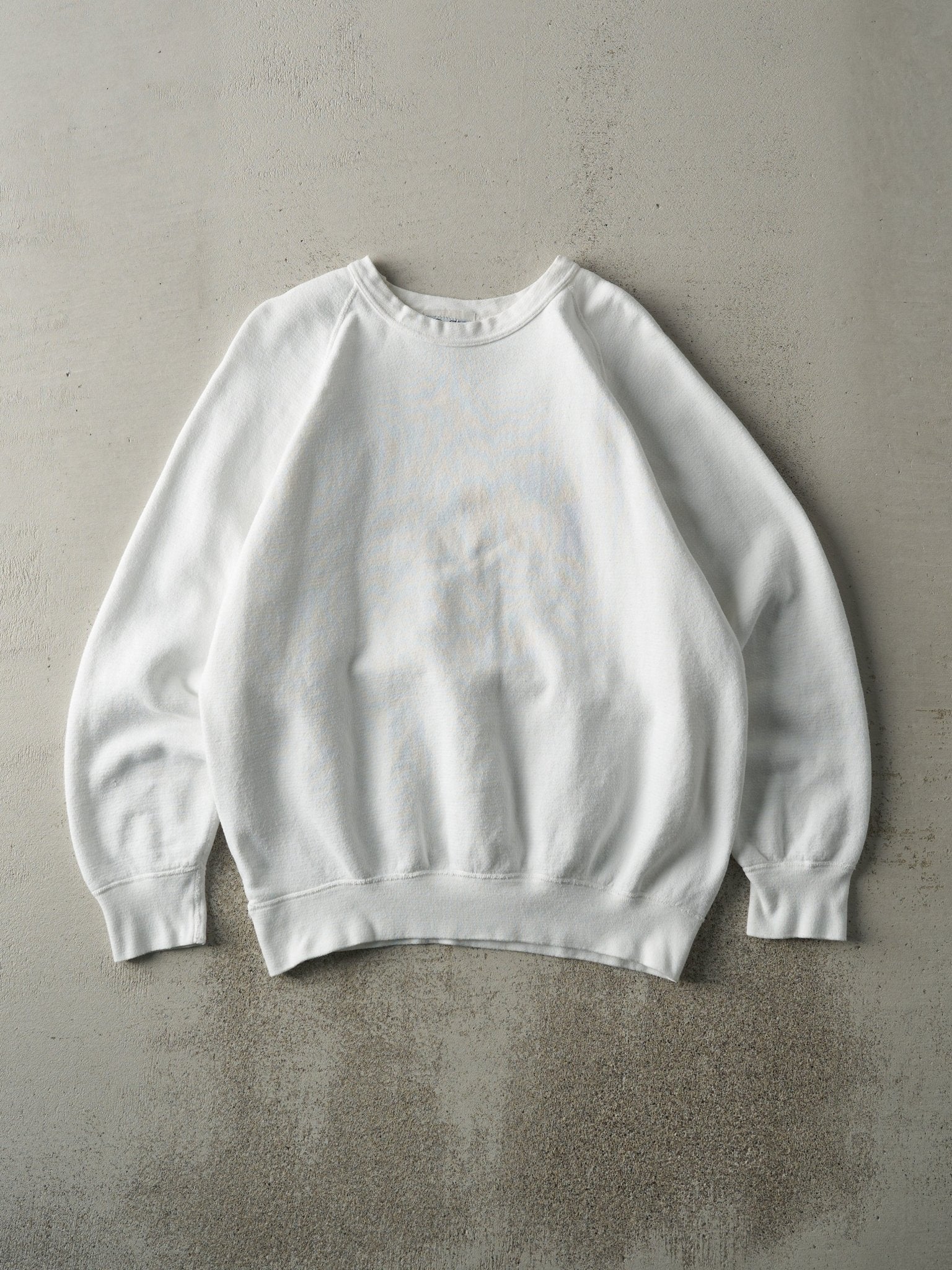 Vintage 80s White Blank Crewneck (M)