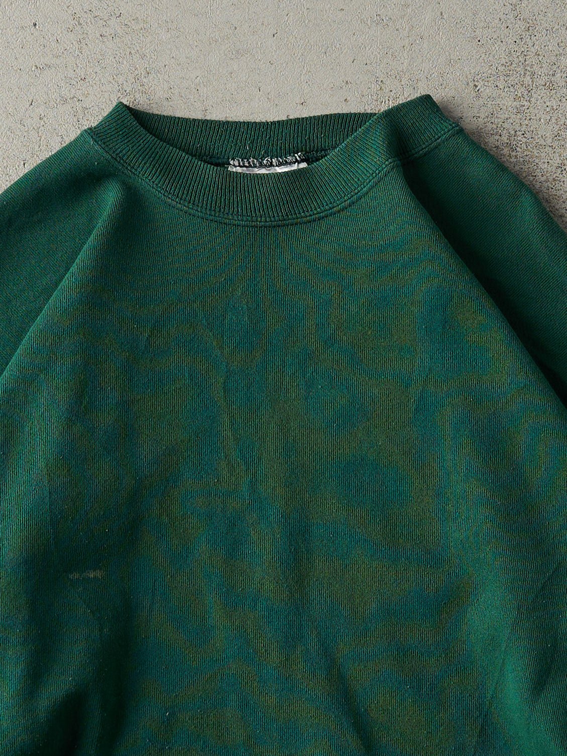 Vintage 90s Forest Green Blank Crewneck (M)