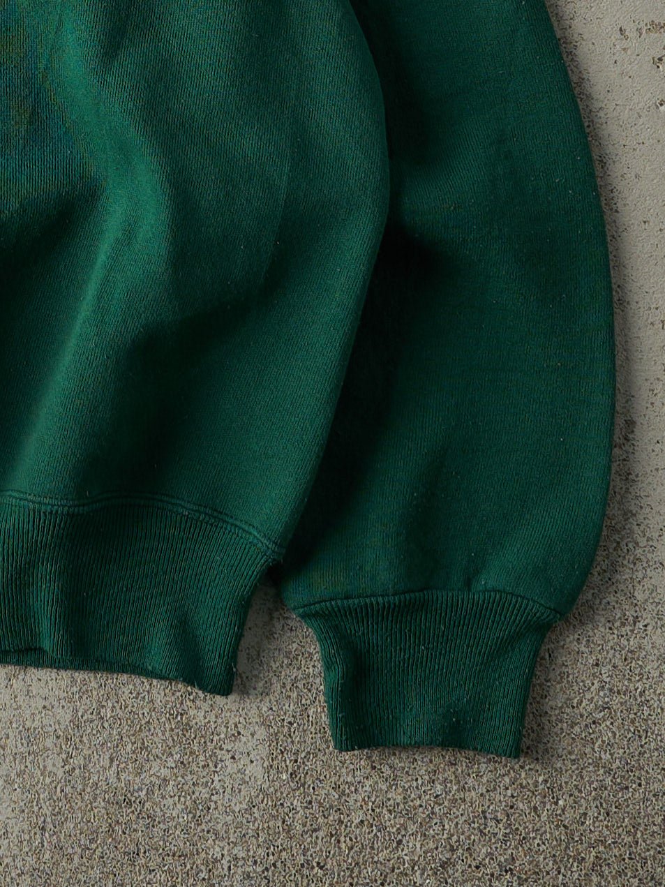Vintage 90s Forest Green Blank Crewneck (M)