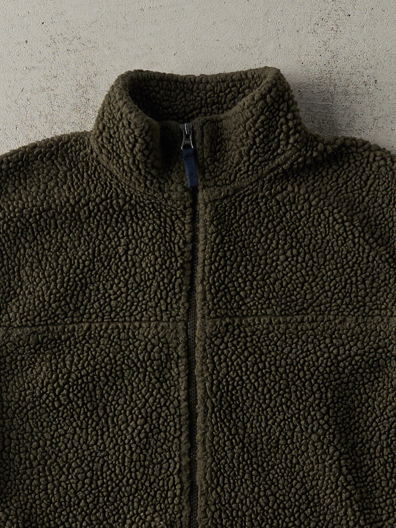 Vintage Y2K Green Gap Sherpa Fleece Vest (M)