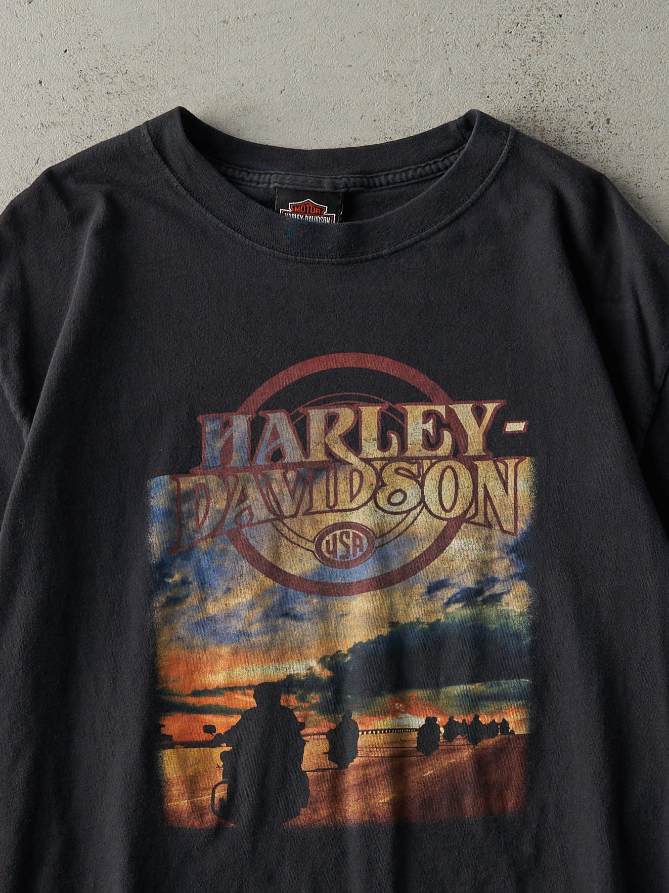 Vintage 05' Black Prescott Arizona Harley Davidson Tee (S/M)