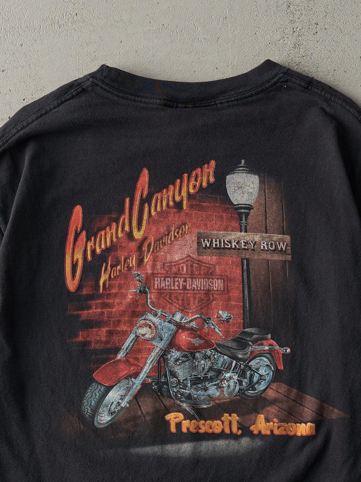 Vintage 05' Black Prescott Arizona Harley Davidson Tee (S/M)