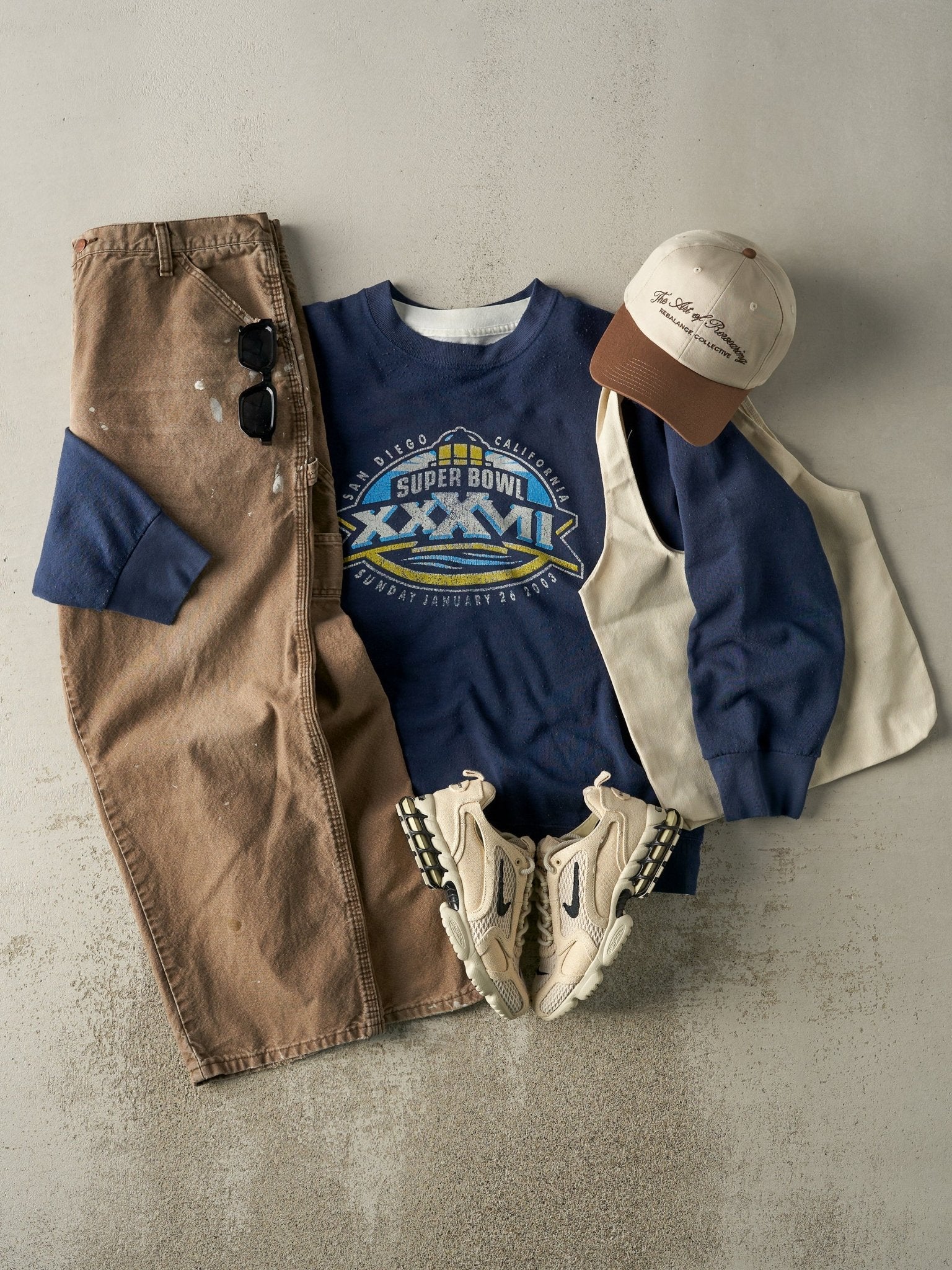 Vintage 90s Brown Rustler Carpenter Pants (34x28.5)