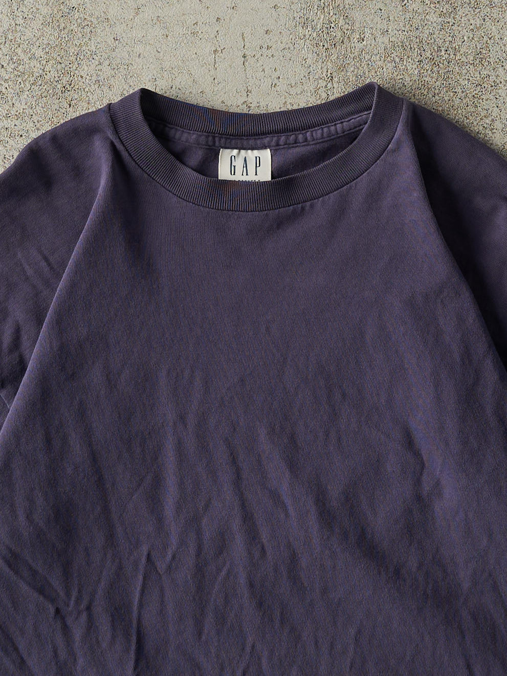 Vintage 90s Navy Blue Gap Blank Single Stitch Tee (S/M)