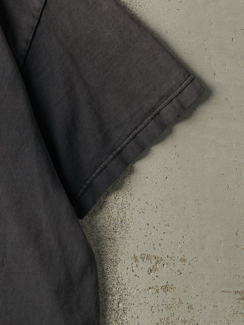 Vintage Y2K Sun Faded Black Hawaiian Style Tee (L)