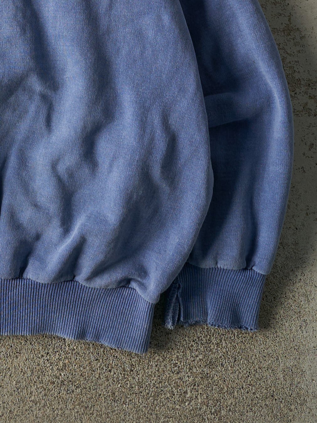 Vintage 90s Washed Blue Embroidered English Bay Quarter Zip (XL)