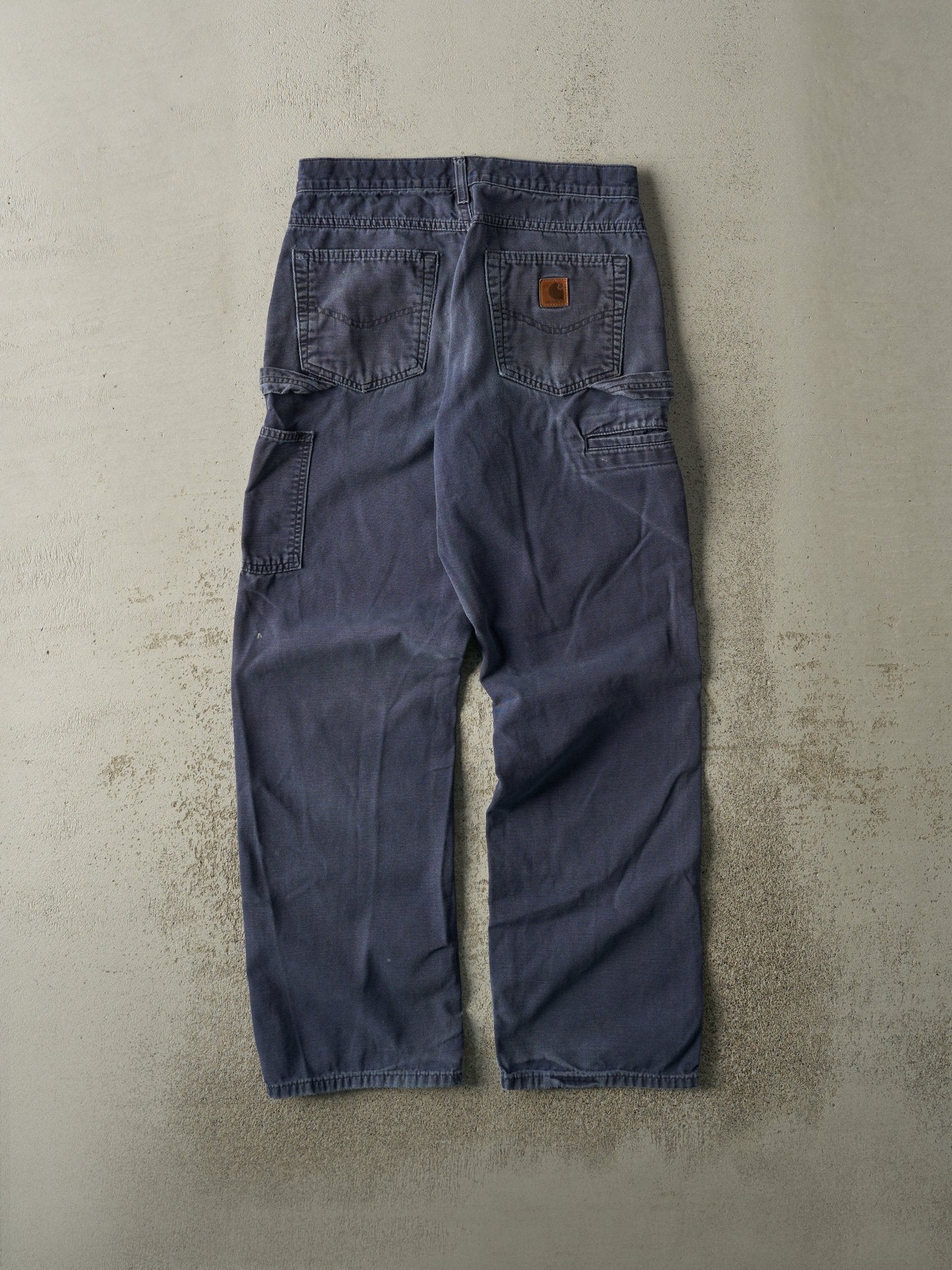 Vintage Y2K Navy Blue Carhartt Carpenter Pants (30x31)