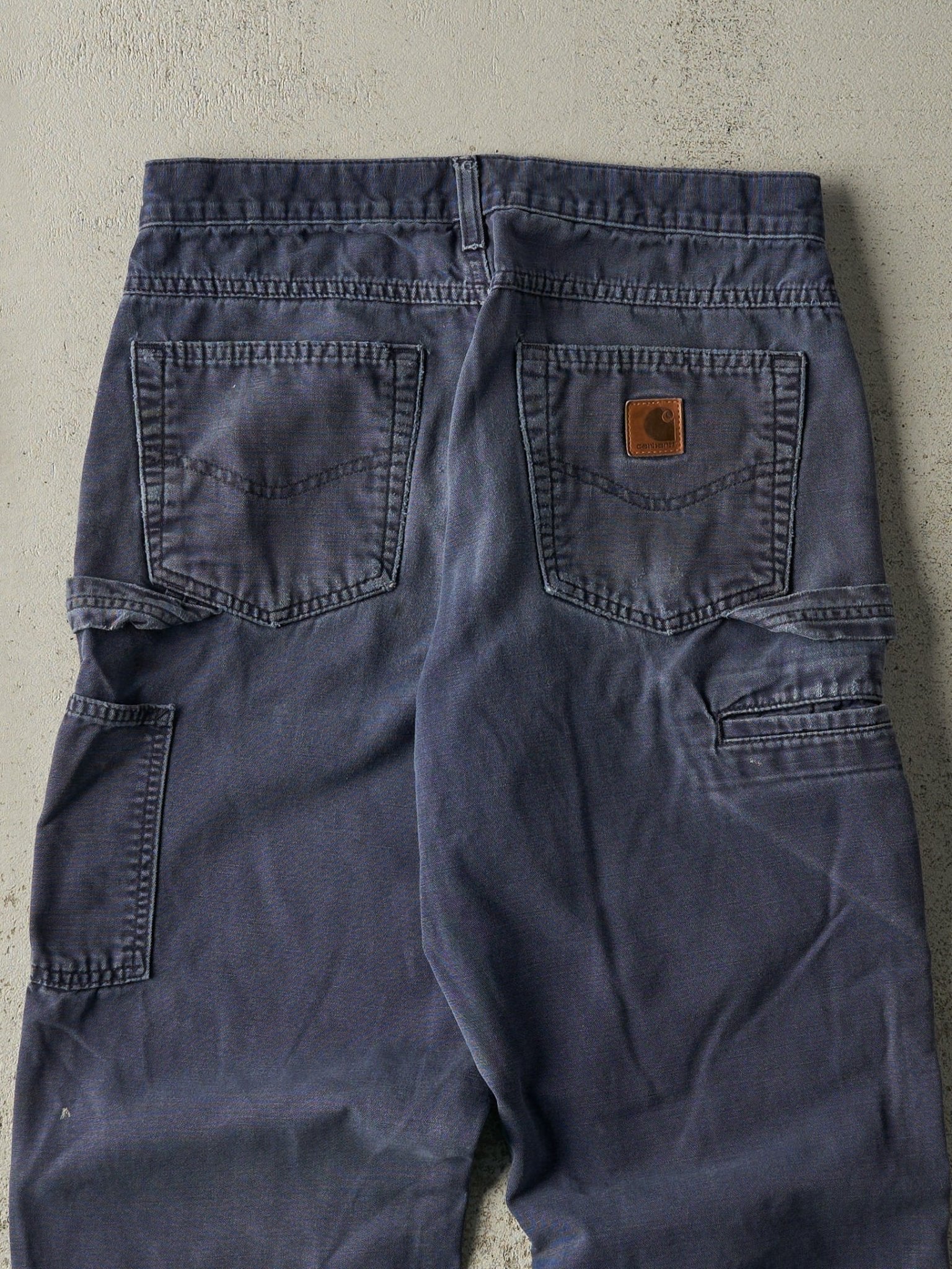 Vintage Y2K Navy Blue Carhartt Carpenter Pants (30x31)