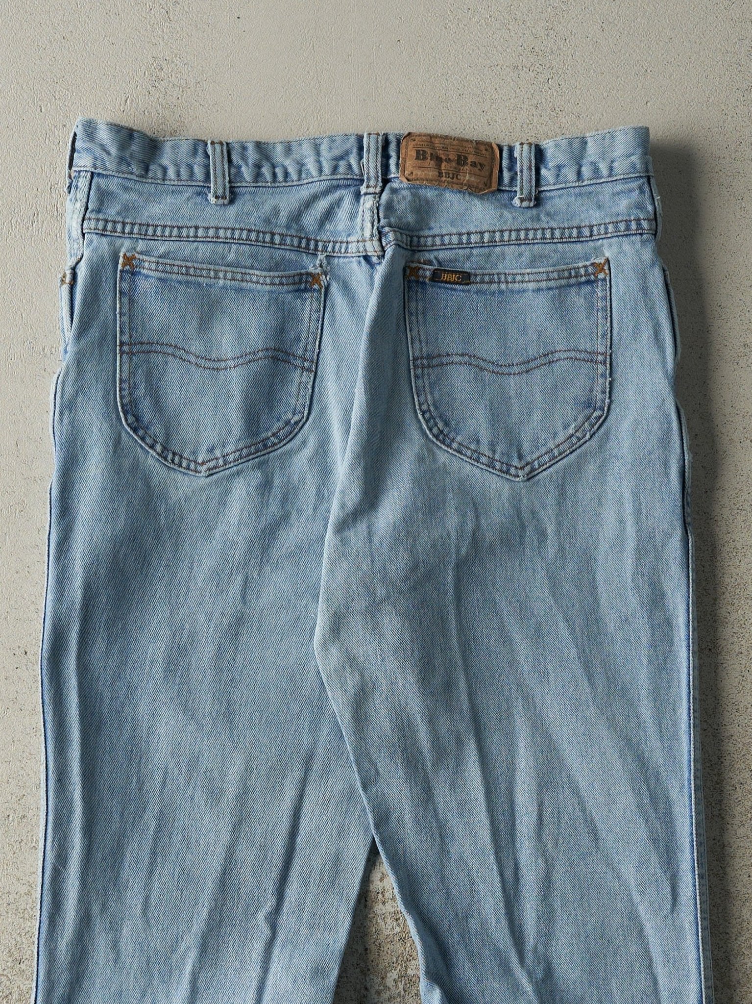 Vintage 90s Light Wash Blue Bay Jeans Co Jeans (33x35)