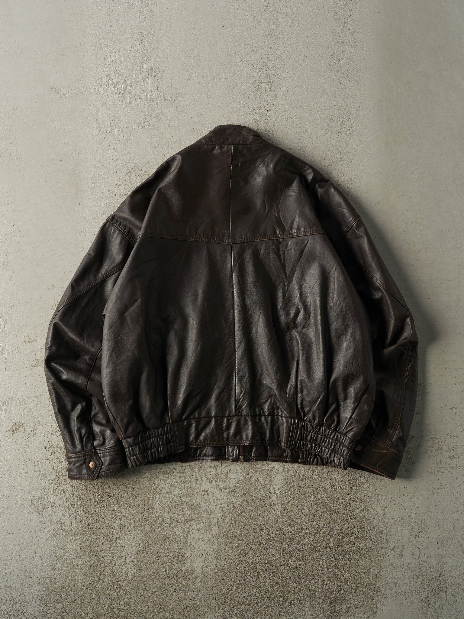 Vintage 90s Brown Renoma Leather Jacket (L) – Rebalance Vintage