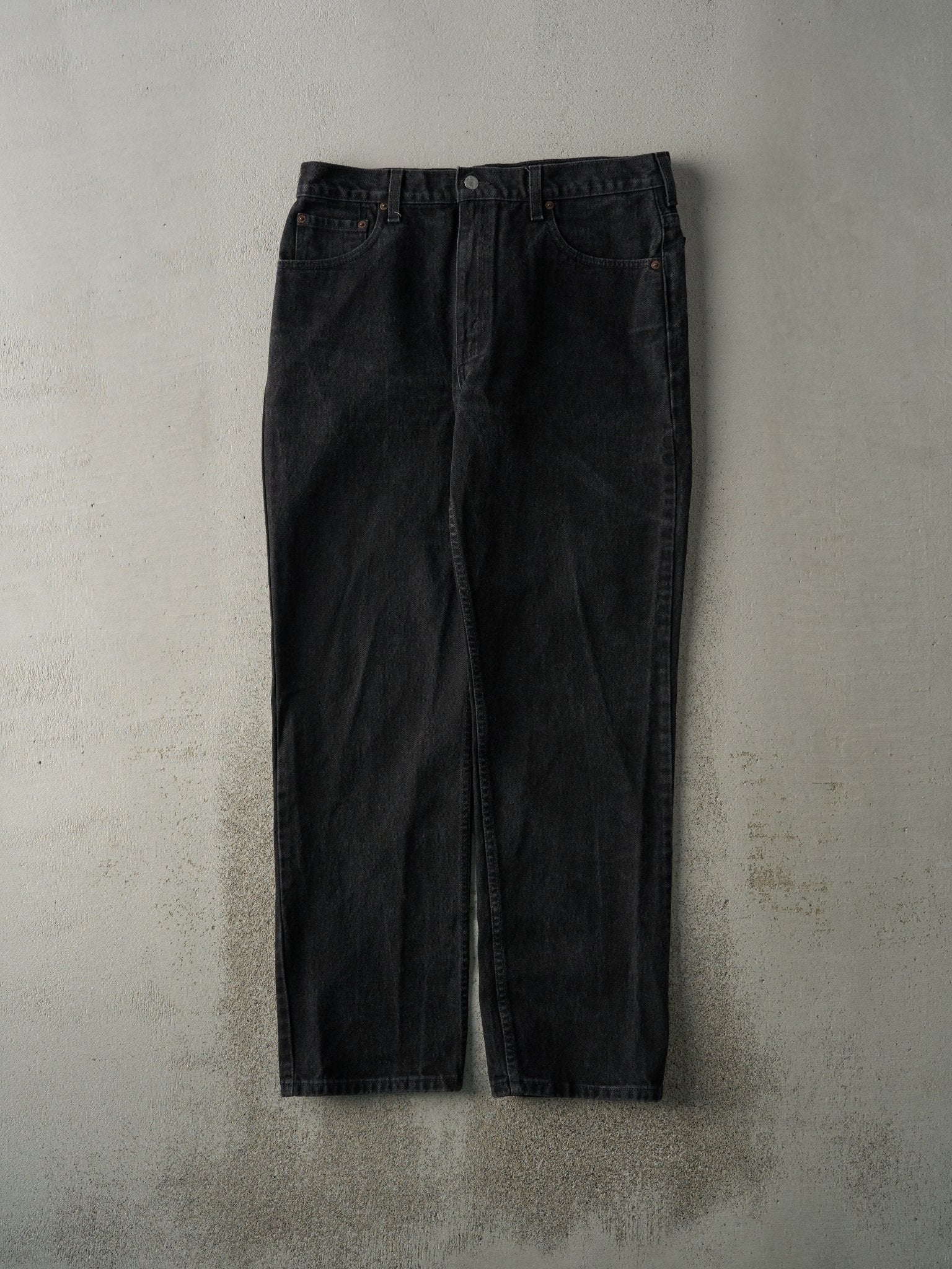 Vintage 90s Black Levi's Red Tab Denim Pants (35x31)