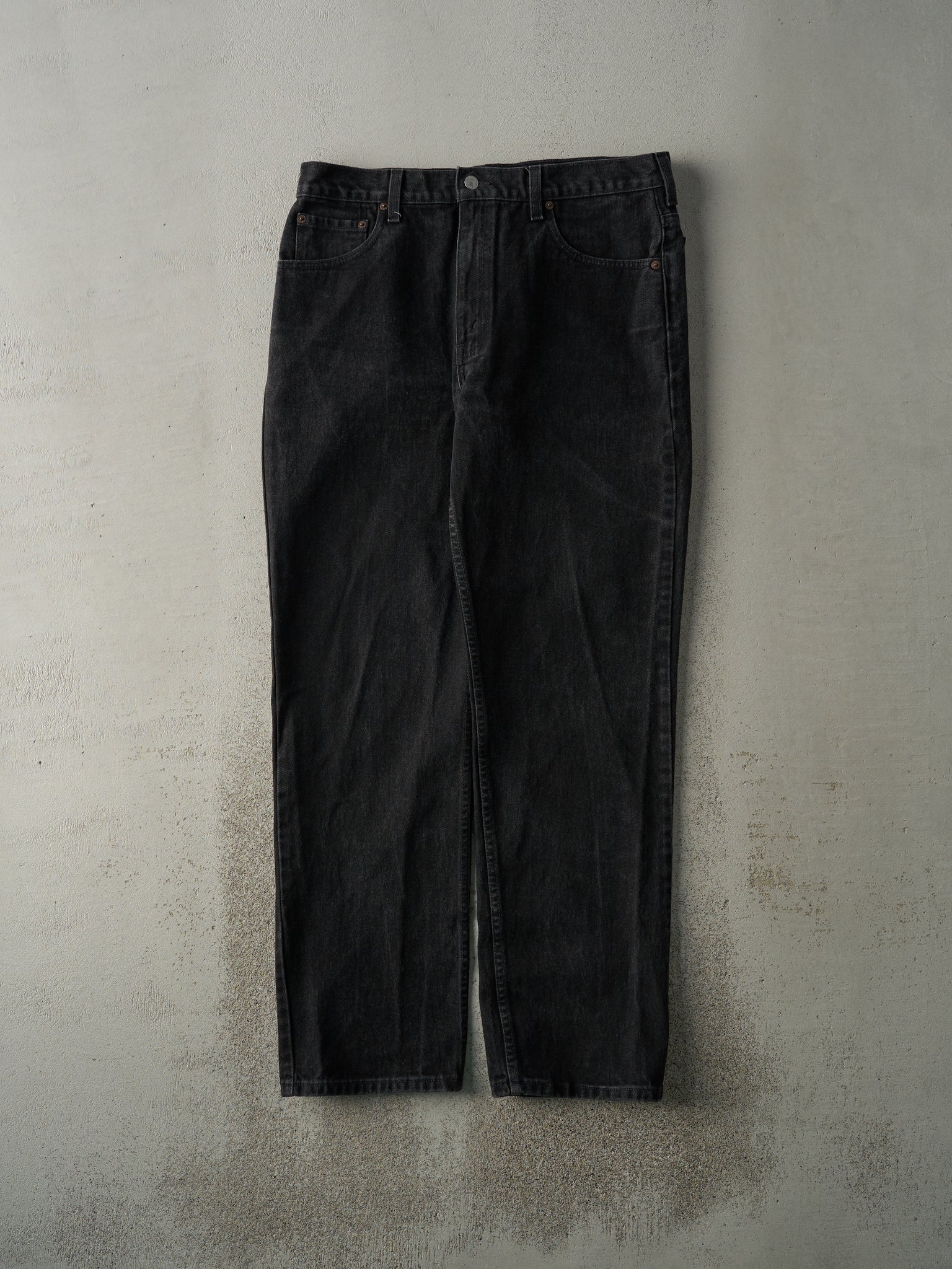Vintage 90s Black Levi's Red Tab Denim Pants (35x31)