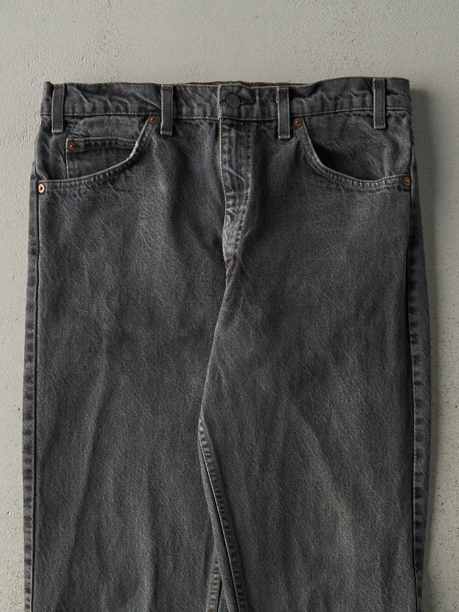 Vintage 90s Grey Levi's Orange Tab Denim Pants (33x31)