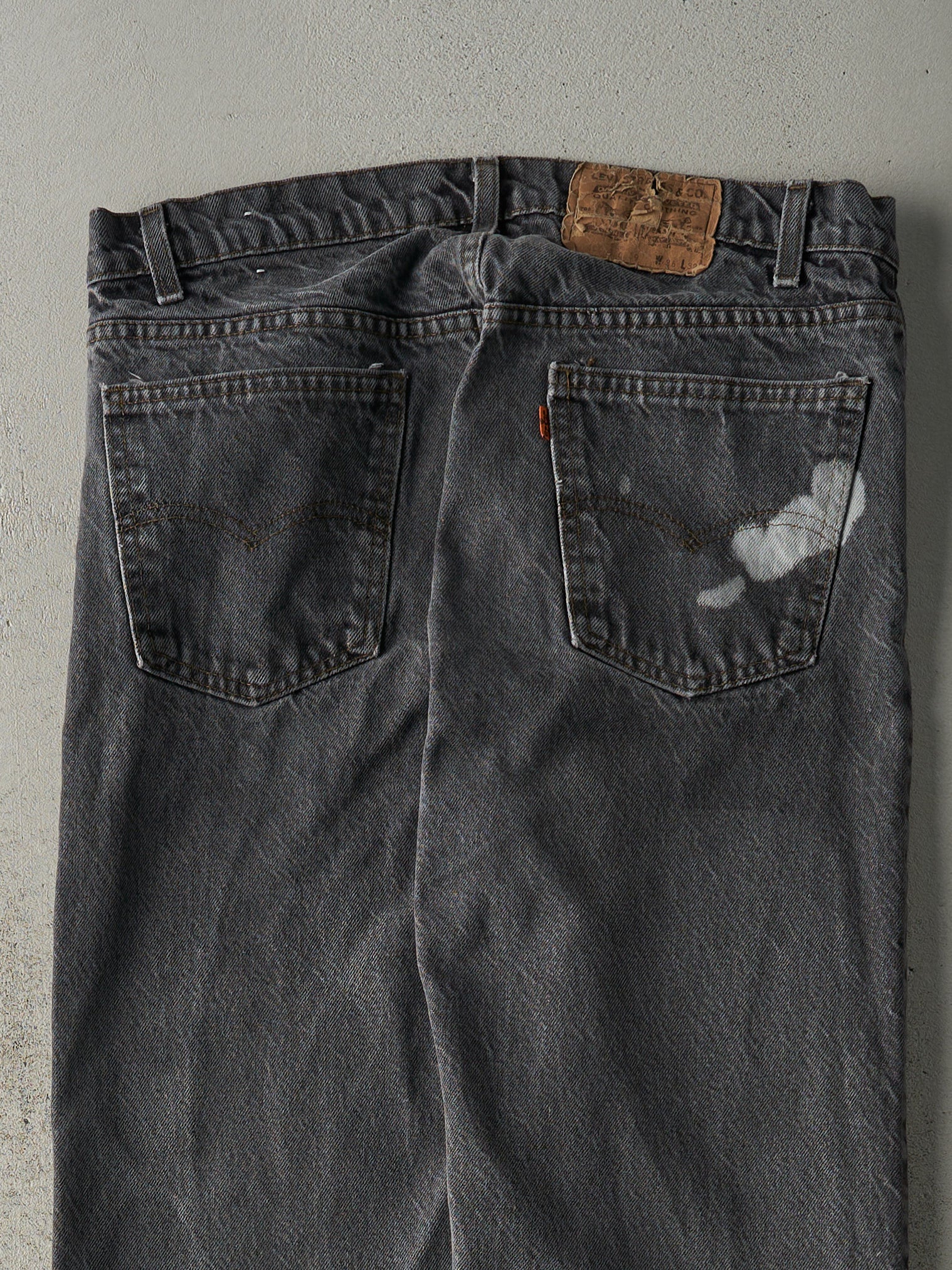 Vintage 90s Grey Levi's Orange Tab Denim Pants (33x31)