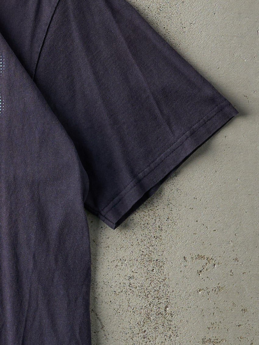 Vintage Y2K Navy Blue Nike Logo Tee (S)