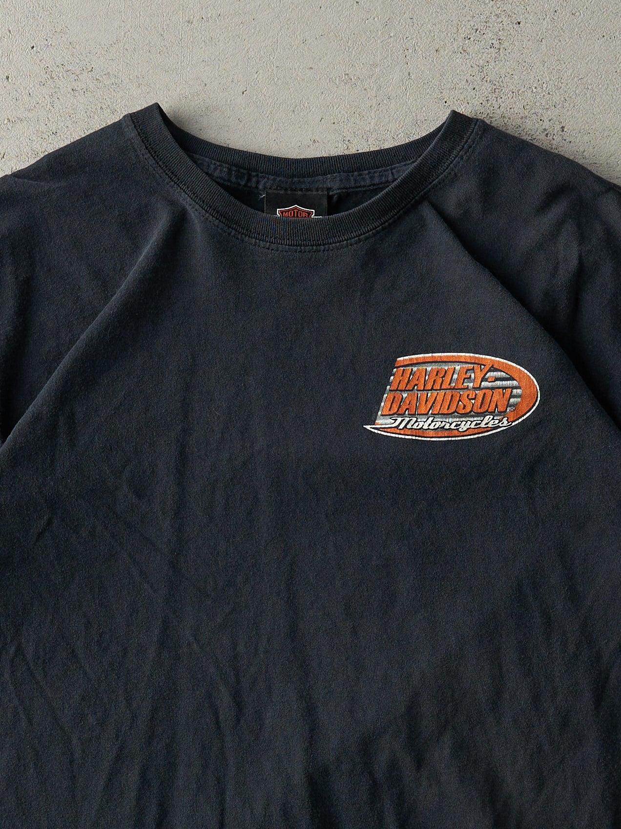 Vintage 08' Black Quebec Canada Harley Davidson Tee (M)