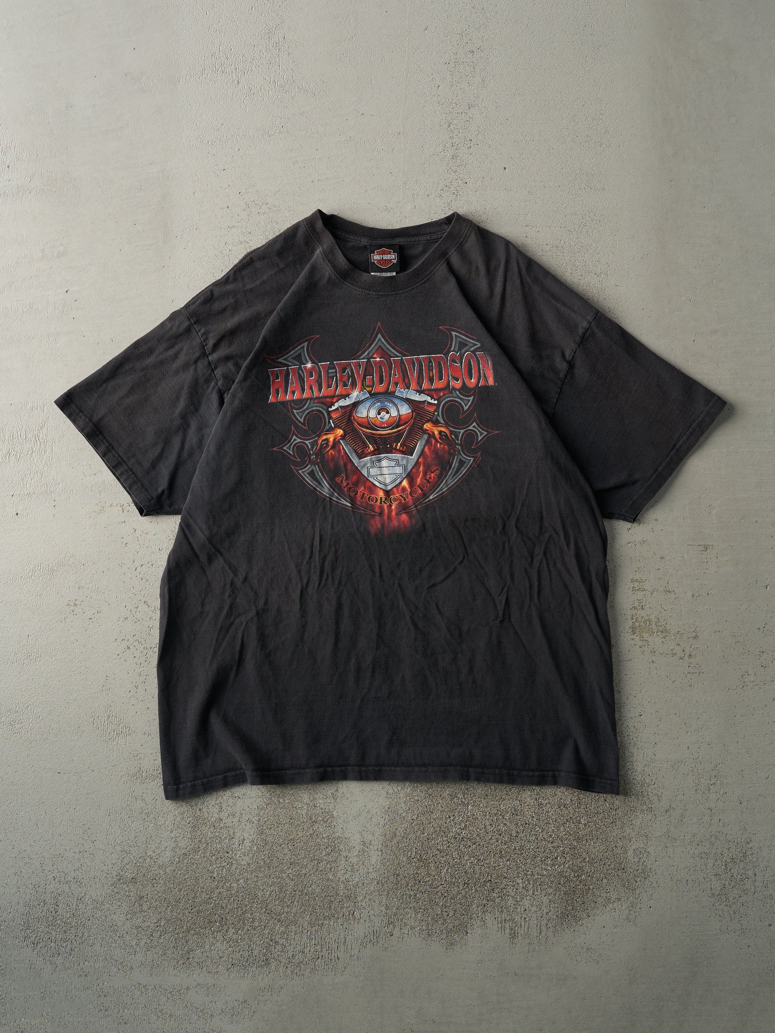 Vintage 08' Black Orlando Florida Harley Davidson Tee (L)