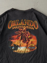 Vintage 08' Black Orlando Florida Harley Davidson Tee (L)