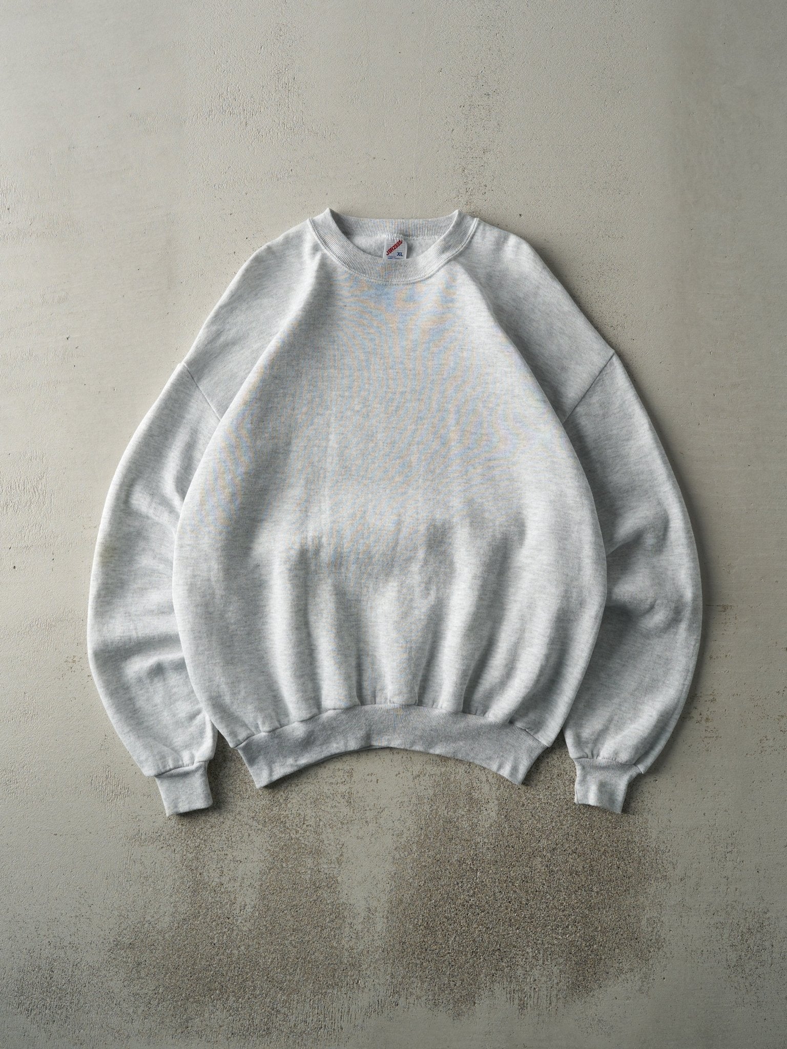 Vintage 90s Heather Grey Blank Crewneck (L)