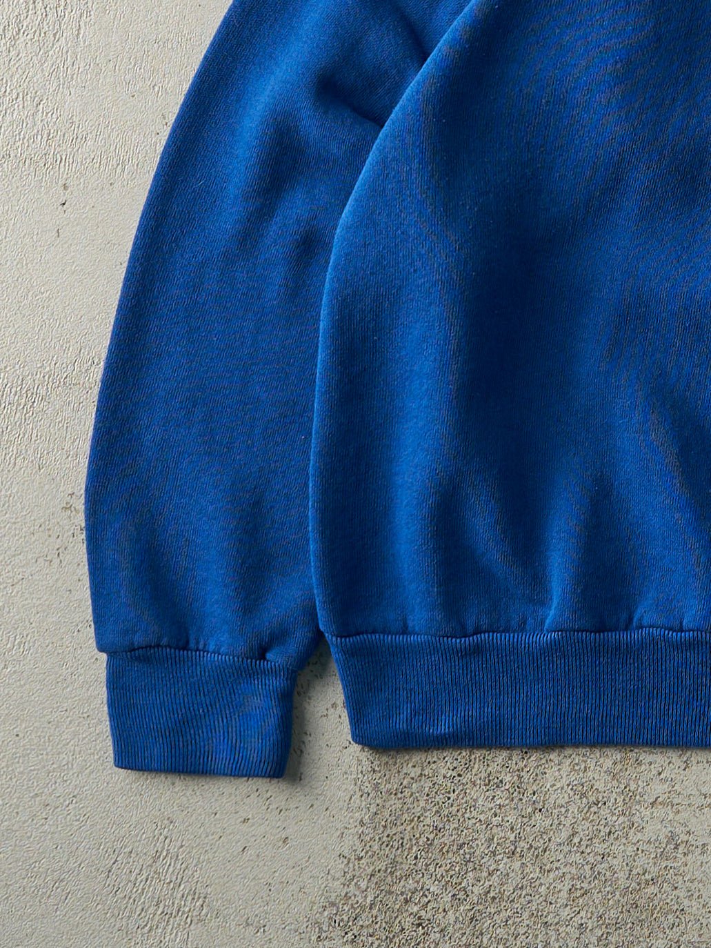 Vintage 80s Blue Blank Crewneck (M)