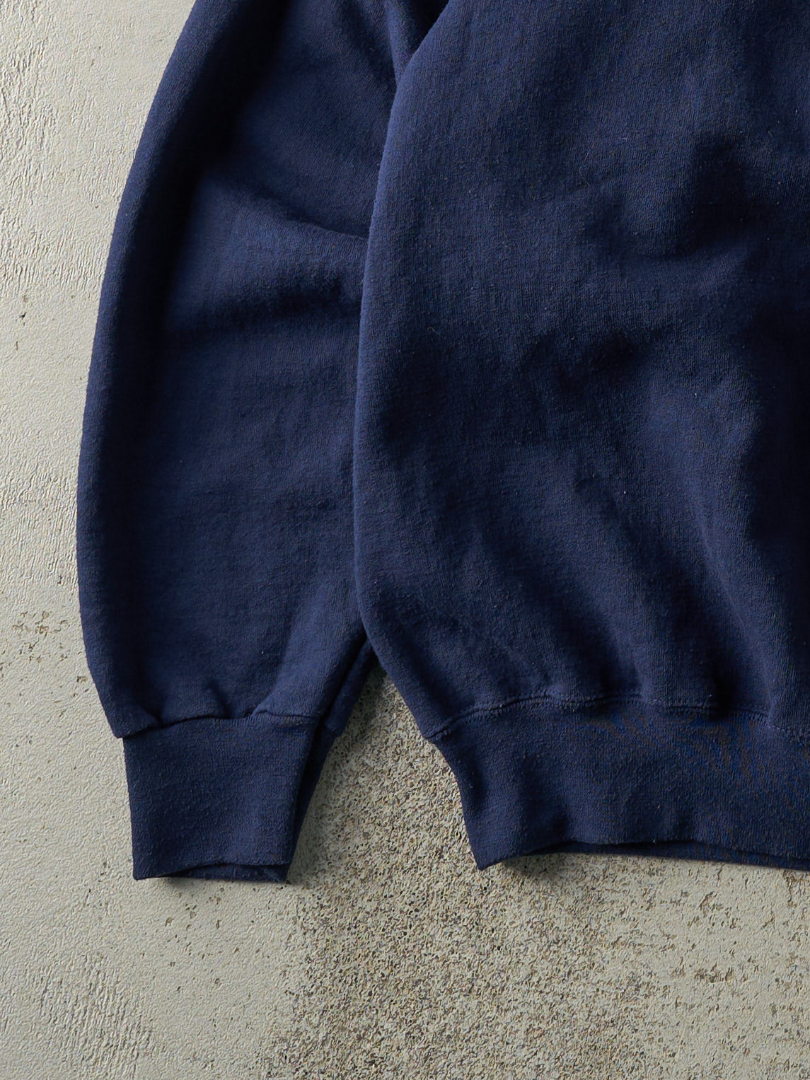 Vintage 90s Navy Blue Embroidered Camel Logo Crewneck (L)