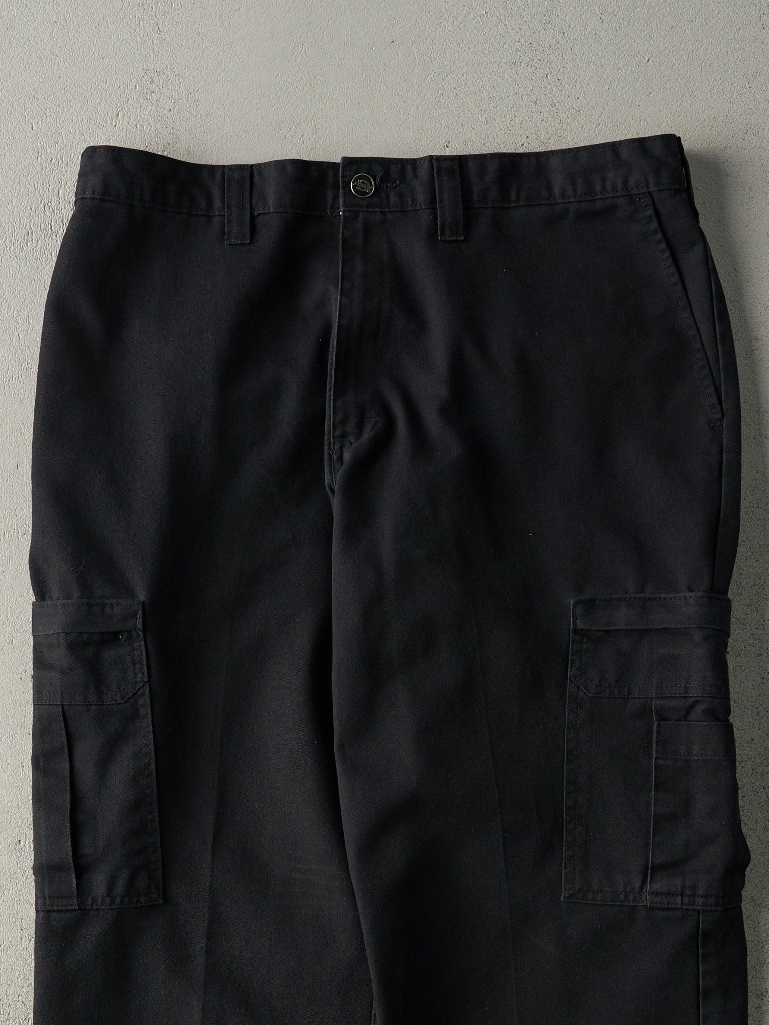 Vintage 90s Black Dickies Cargo Work Pants (35.5x29.5)