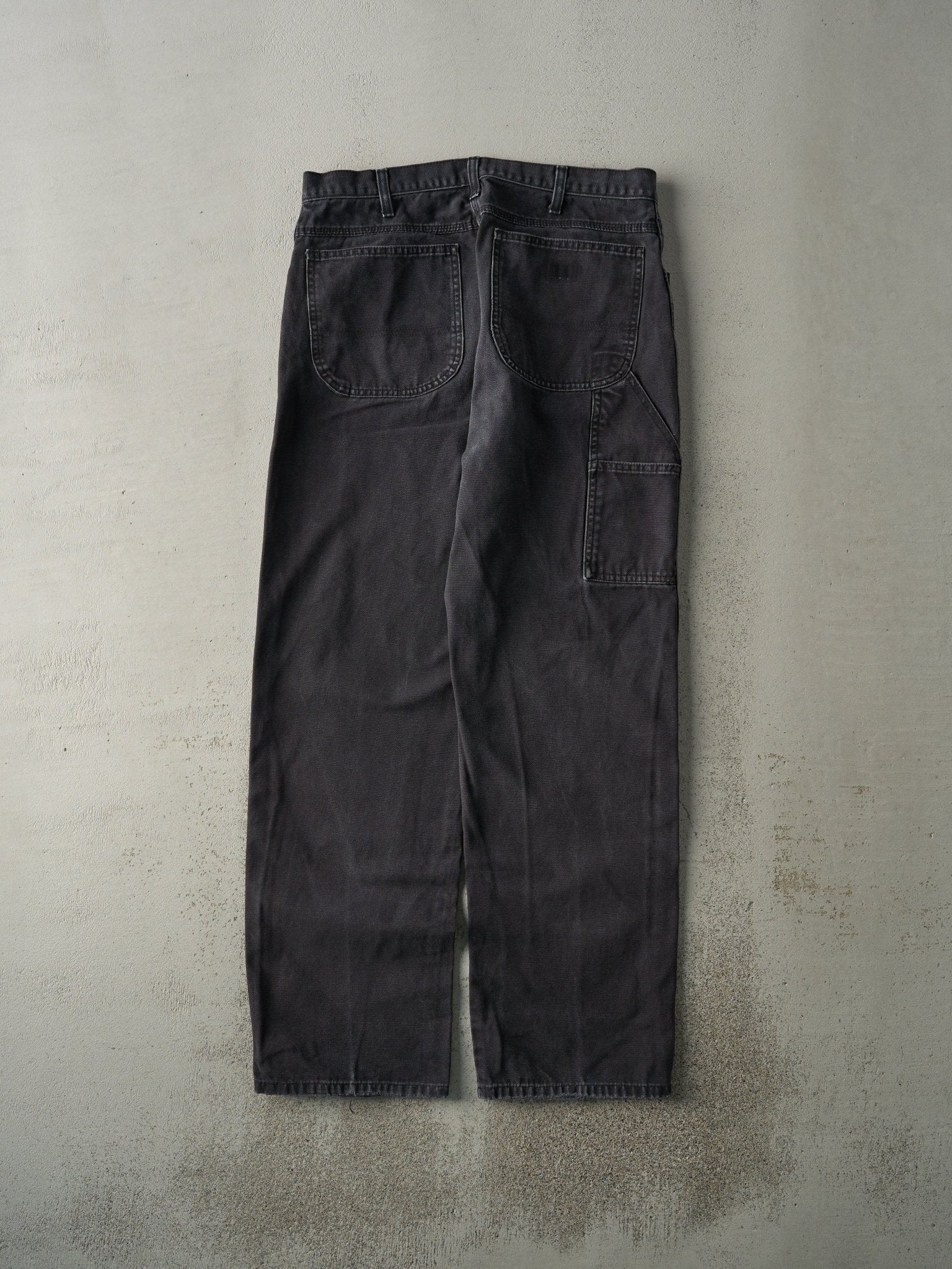 Vintage 90s Faded Black Dickies Work Pants (33x32.5)