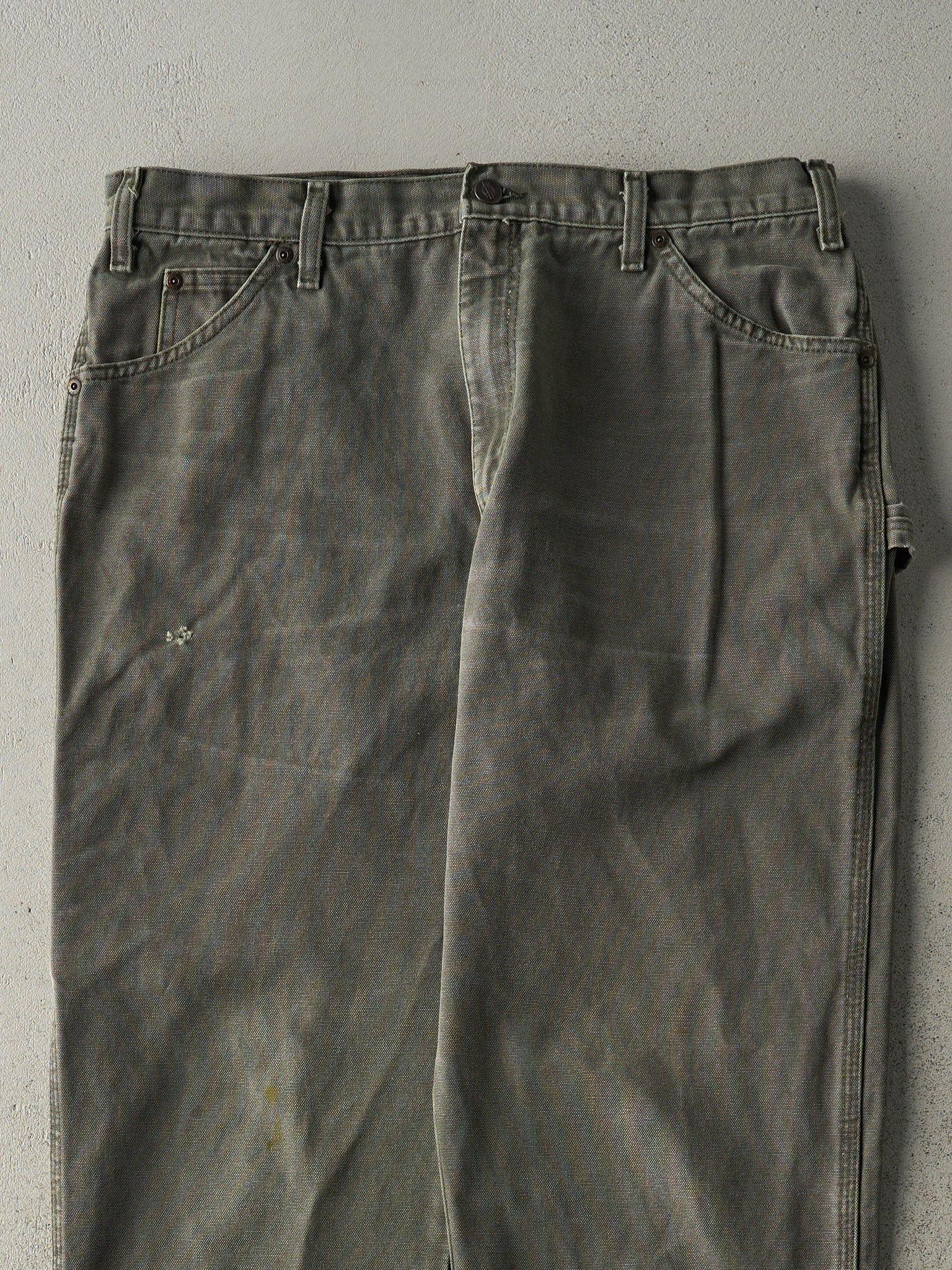 Vintage 90s Green Dickies Carpenter Pants (34x32)