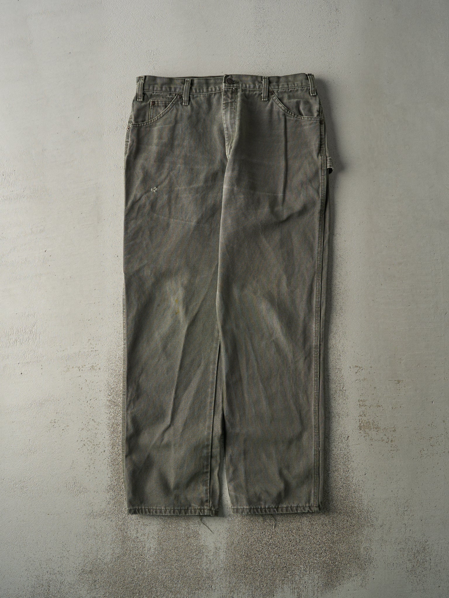 Vintage 90s Green Dickies Carpenter Pants (34x32)