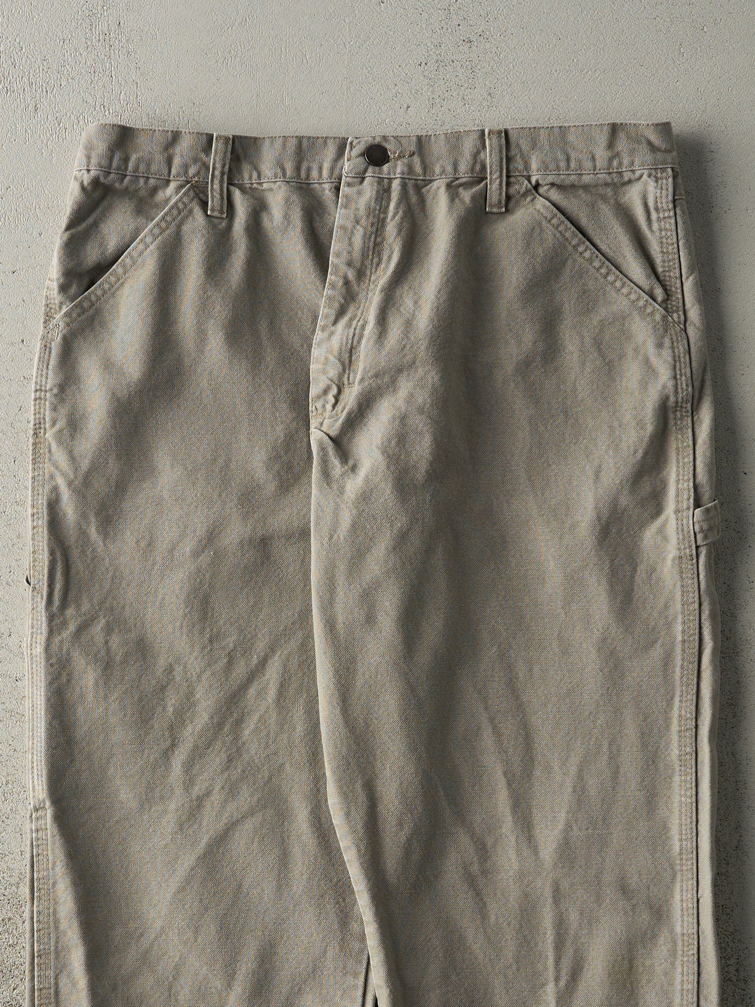 Vintage Y2K Beige Rustler Carpenter Pants (34x29)