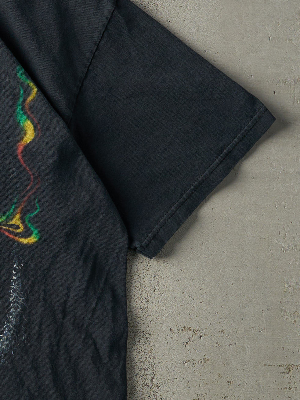 Vintage Y2K Faded Black Bob Marley Tee (M)