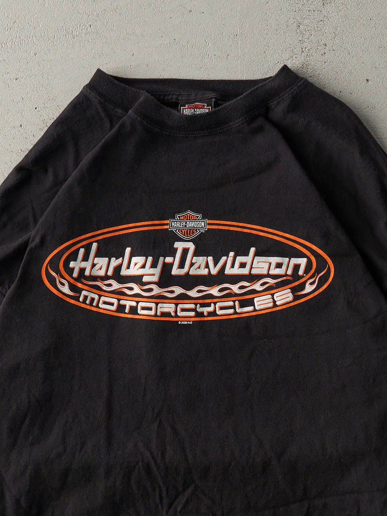Vintage 06' Black Jacksonville Florida Harley Davidson Long Sleeve (L)
