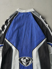 Vintage 90s Blue, Black & White Thor MX  Logo Long Sleeve (L)