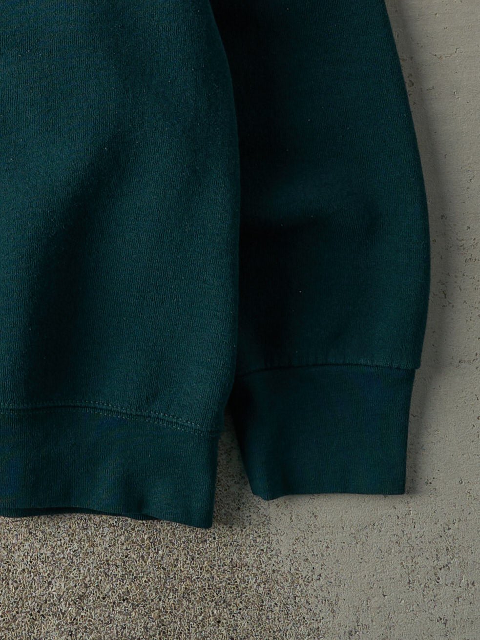 Vintage 90s Forest Green Blank Boxy Crewneck (XL)