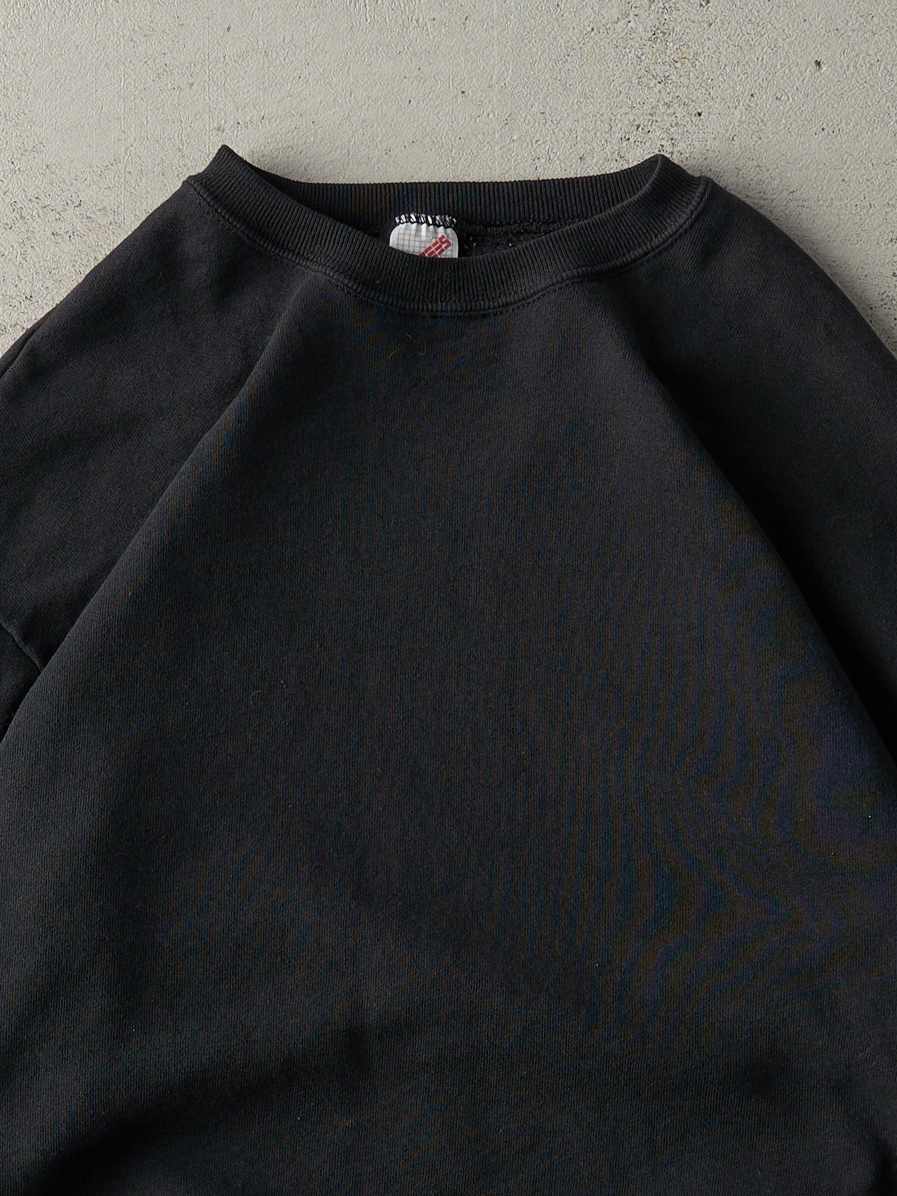 Vintage 90s Black Blank Crewneck (M)